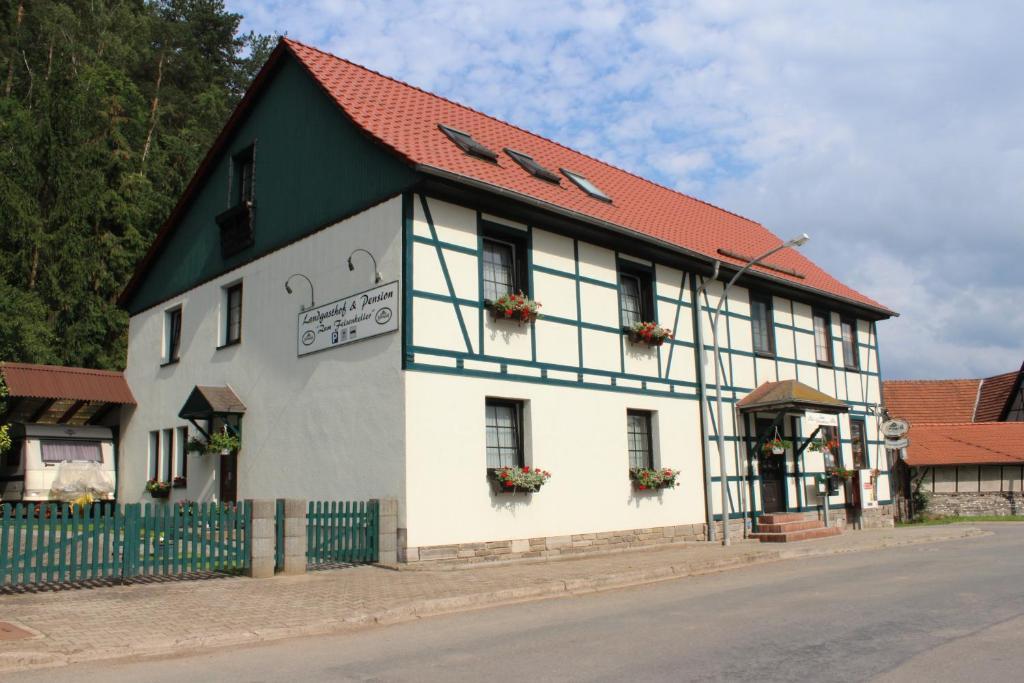 Pension Garni Zum Felsenkeller Nordhausen Ngoại thất bức ảnh